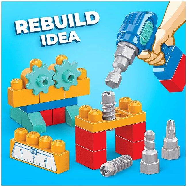 MEGA BLOKS LIL BUILDING DRILL PLAYSET