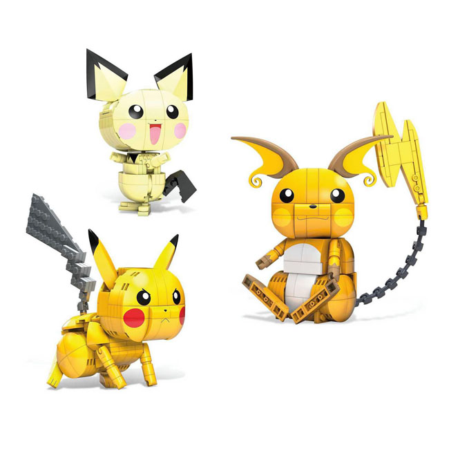 MEGA POKEMON BUILD AND SHOW PIKACHU EVOLUTION