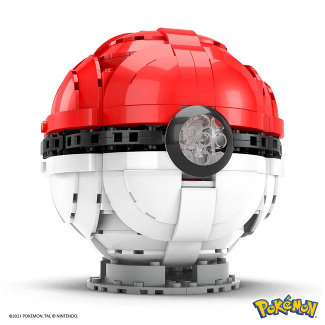 MEGA POKEMON TOYS JUMBO POKEBALL BUILDING SET