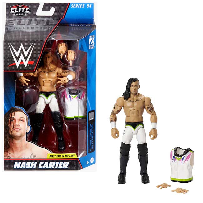 WWE NASH CARTER ELITE COLLECTION ACTION FIGURE