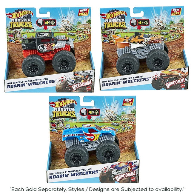 HOTWHEELS MONSTER TRUCK SINGLE PACK - BONE SHAKER