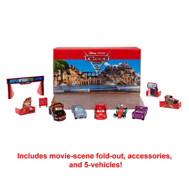 DISNEY PIXAR CARS 5 PACK VEHICLE COLLECTION