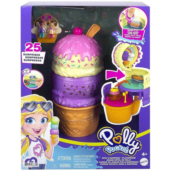 POLLY POCKET SPIN AND REVEAL ICE CREAM