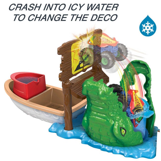 HOTWHEELS MONSTER TRUCKS SWAMP CHOMP PLAYSET