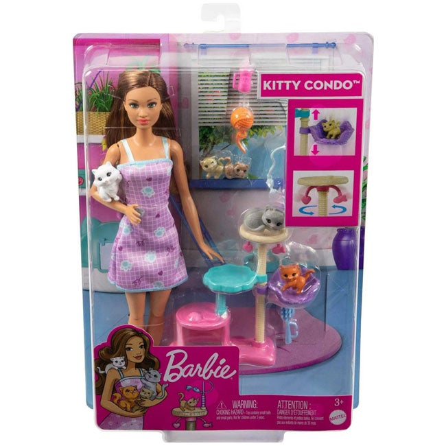 BARBIE KITTY CONDO DOLL AND PETS