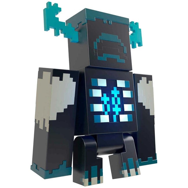 MINECRAFT WARDEN SPRING DRIVER ACTION FIGURE