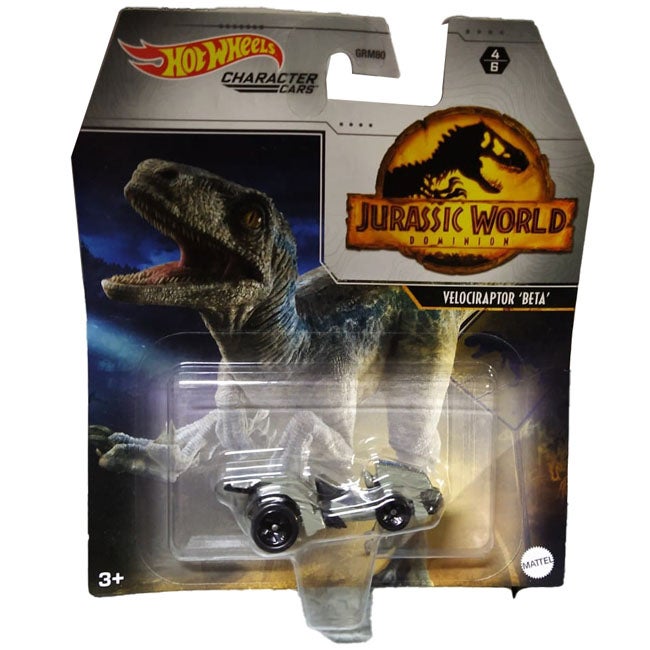 HOTWHEELS BASIC SINGLE CAR PACK - JURRASIC WORLD