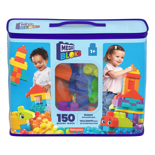 MEGA BLOKS BIGGER BUILDING BAG 150 PCS