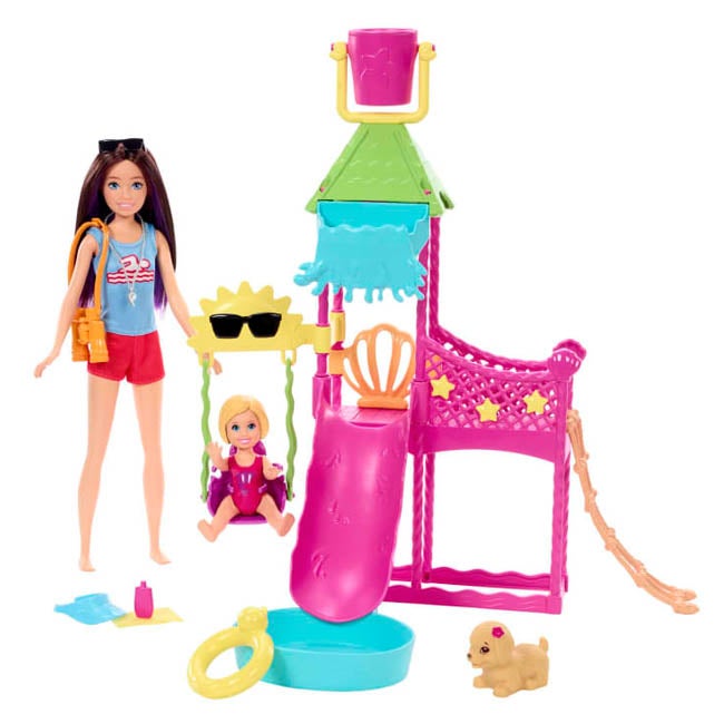BARBIE SKIPPER DOLL AND WATERPARK PLAYSET
