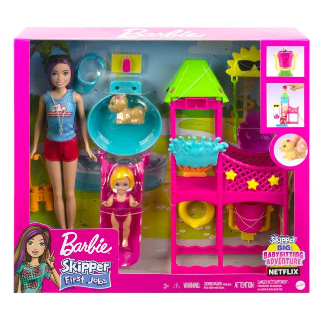 BARBIE SKIPPER DOLL AND WATERPARK PLAYSET