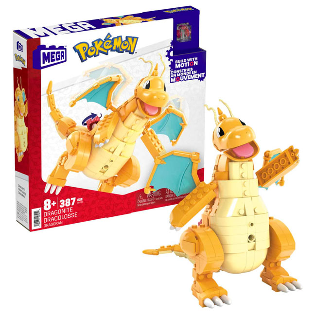 MEGA POKEMON DRAGONITE LARGE SCALE FIG WITH MOTION BUILDING