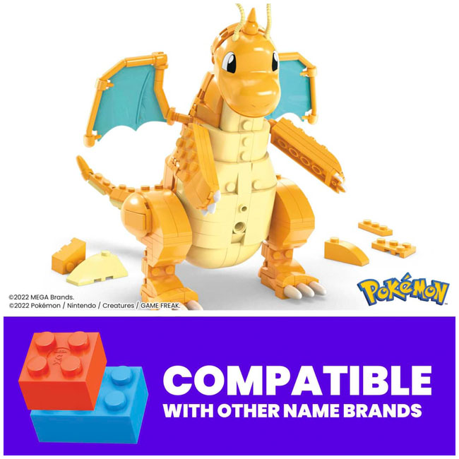 MEGA POKEMON DRAGONITE LARGE SCALE FIG WITH MOTION BUILDING