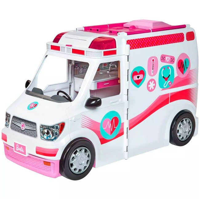 BARBIE TRANSFORMING AMBULANCE AND CLINIC PLAYSET