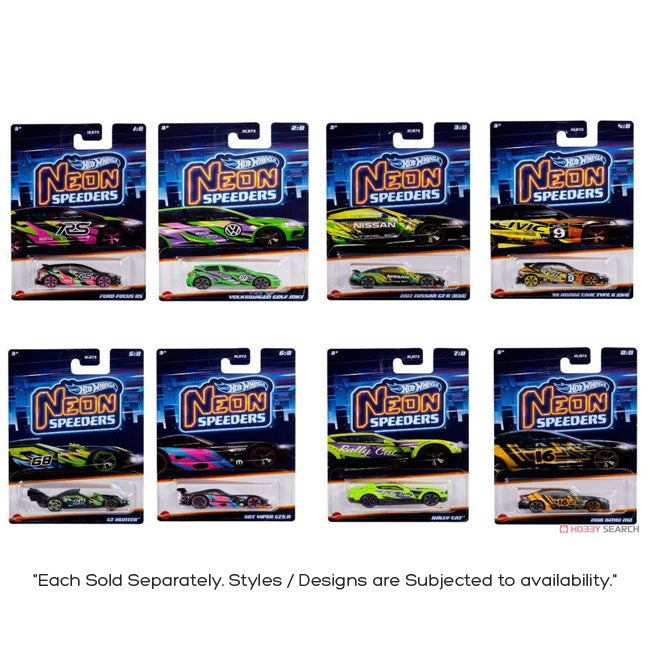 HOT WHEELS NEON SPEEDERS ASSORTED