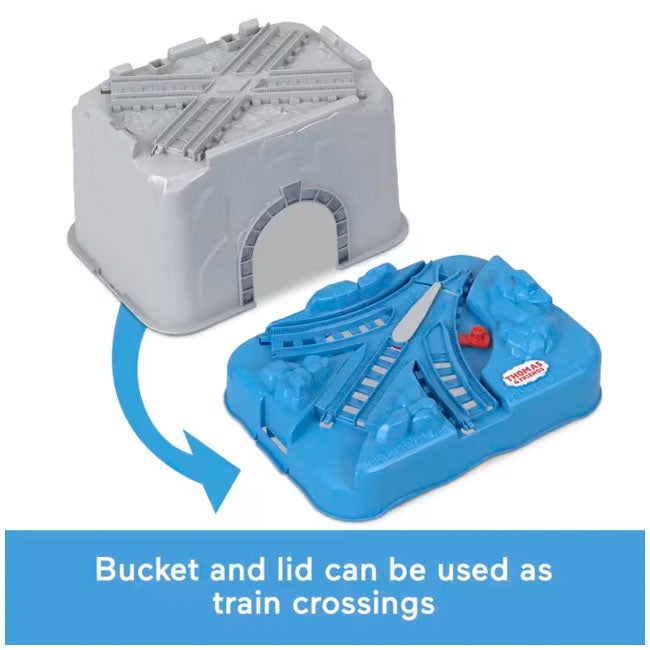 FISHER PRICE THOMAS AND FRIENDS CONNECT N BUILD TRACK BUCKET