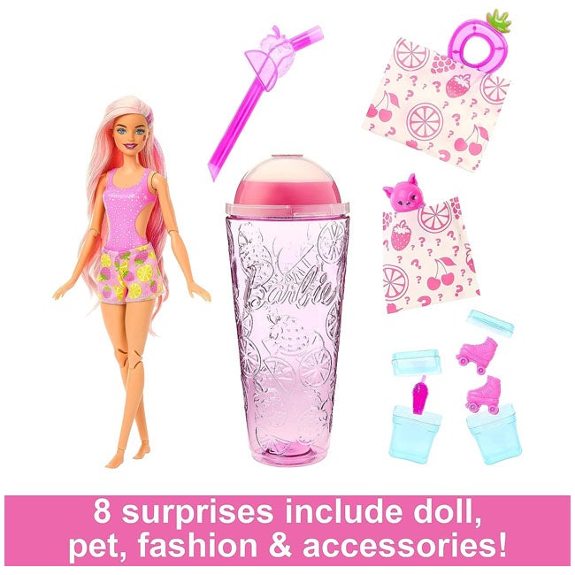 BARBIE POP REVEAL JUICY FRUIT SERIES STRAWBERRY DOLL