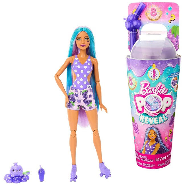 BARBIE POP REVEAL JUICY FRUIT SERIES GRAPE DOLL