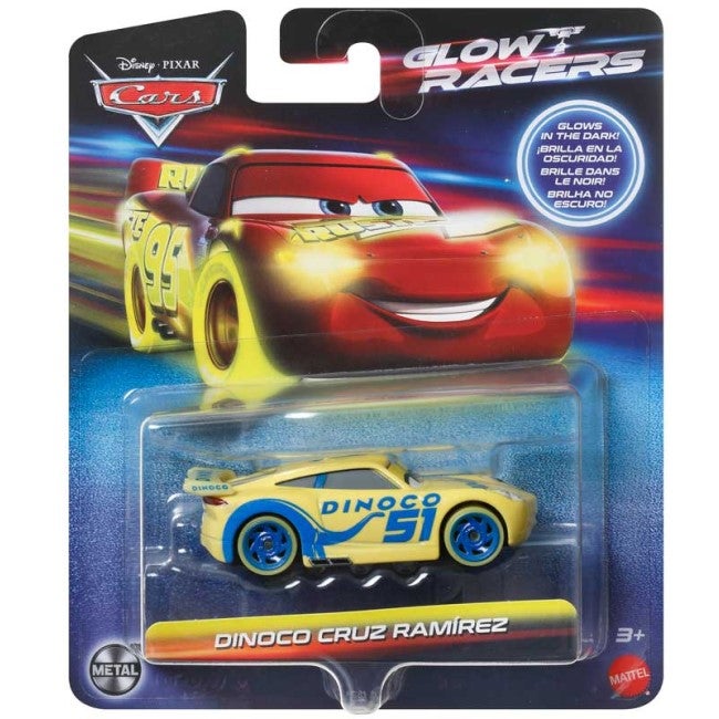 DISNEY PIXAR NIGHT RACING DIE-CAST SINGLES ASSORTED