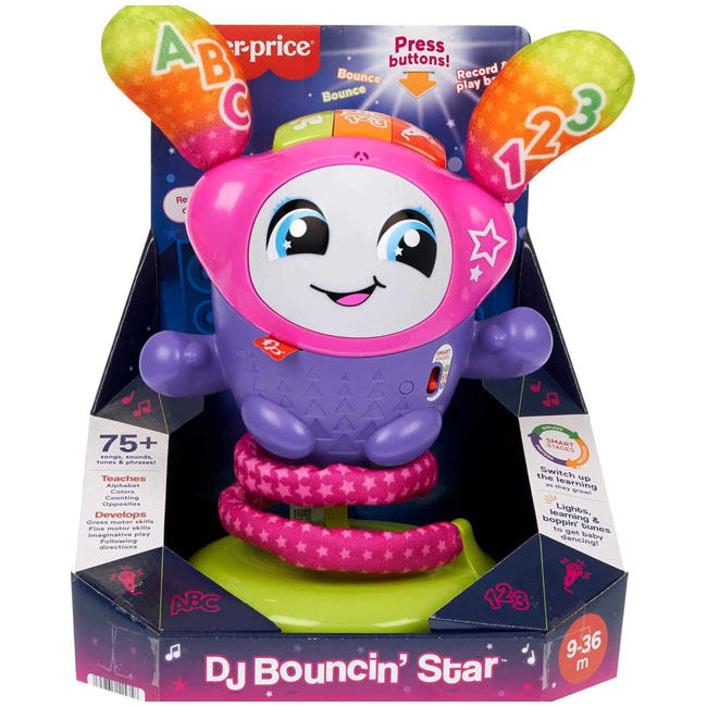 FISHER PRICE LAUGH AND LEARN DJ BOUNCING STAR