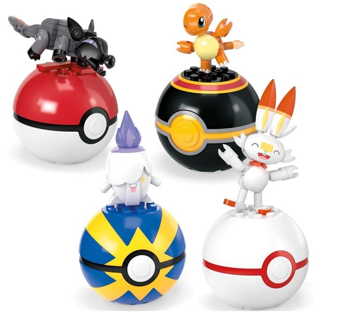 MEGA POKEMON CORE  FIRE-TYPE TRAINER TEAM