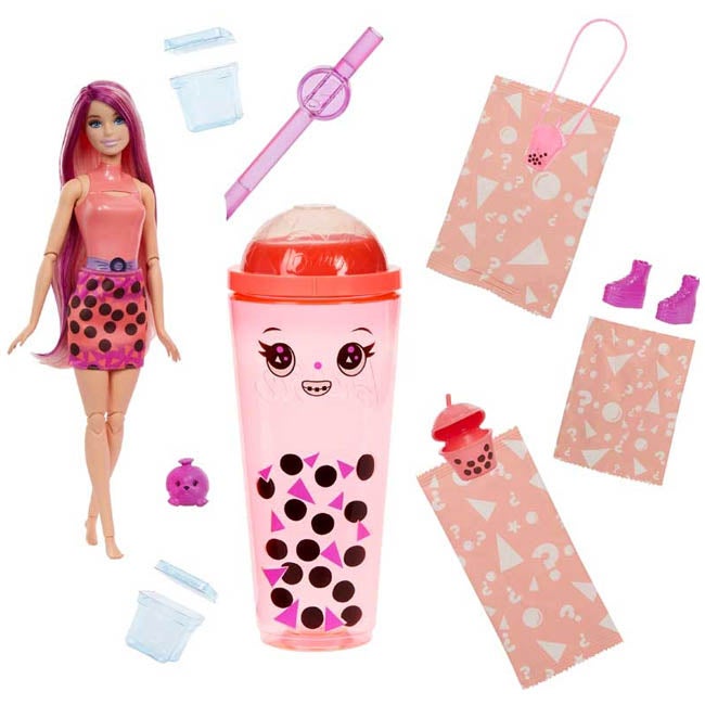 BARBIE POP REVEAL BUBBLE TEA SERIES DOLL - MANGO MOCHI