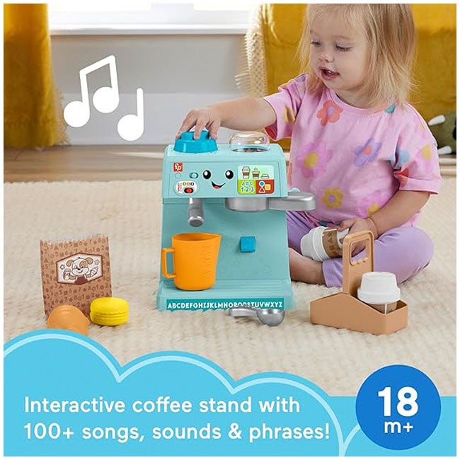 FISHER PRICE LAUGH AND LEARN SERVE COFFEE CAFE