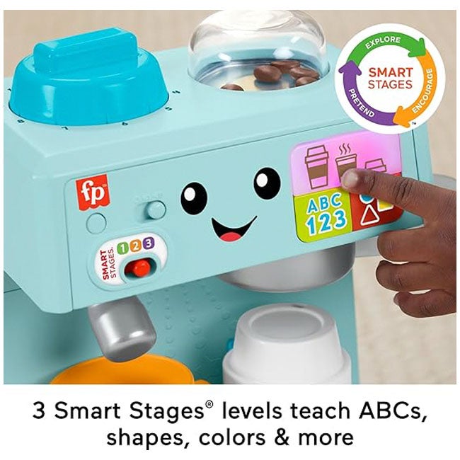 FISHER PRICE LAUGH AND LEARN SERVE COFFEE CAFE