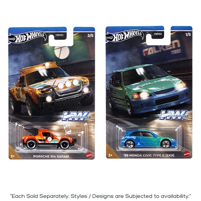 HOTWHEELS 1:64 THEMED AUTO SPEED GRAPHICS CAR