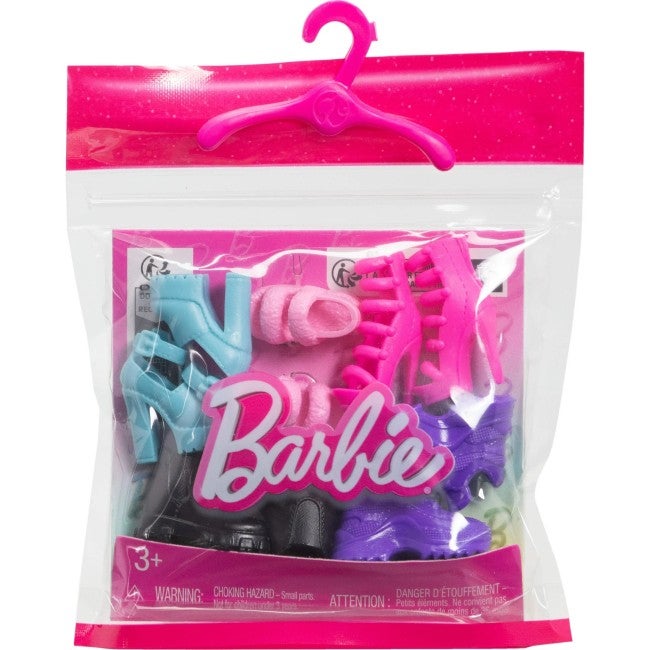 BARBIE DOLL ACCESSORIES 5-PAIRS OF SHOES
