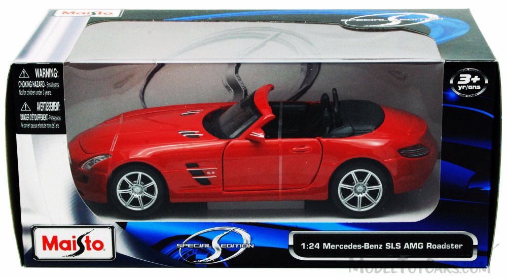 MAISTO 1:24 DIECAST CAR MERCEDES BENZ SLS AMG ROADSTER