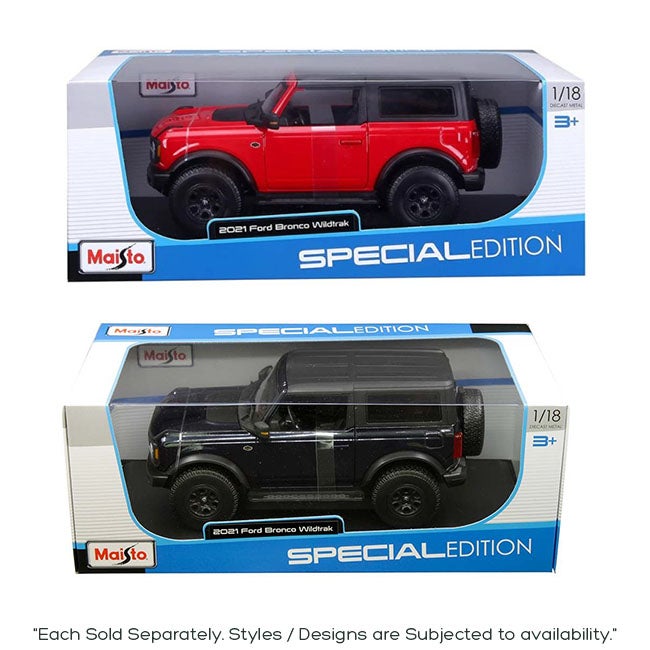 MAISTO 1:18 SP. ED. (B) - 2021 FORD BRONCO WILDTRAK  (2 DOOR
