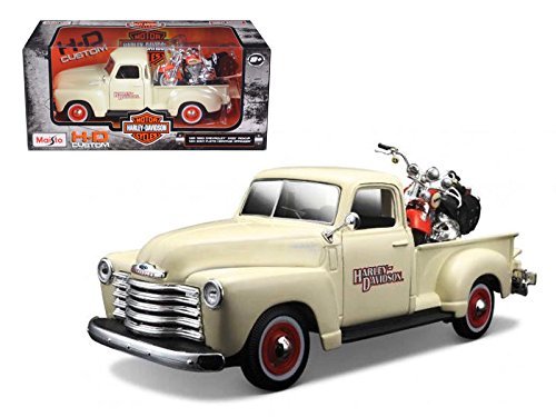 MAISTO 1:24 HD CUSTOM CHEVROLET 3100 FLSTS HERITAGE