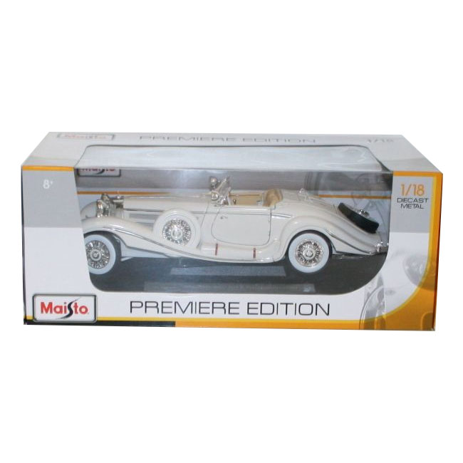 MAISTO 1:18 DIECAST CAR PREMIER EDITION MERCEDES BENZ 500K