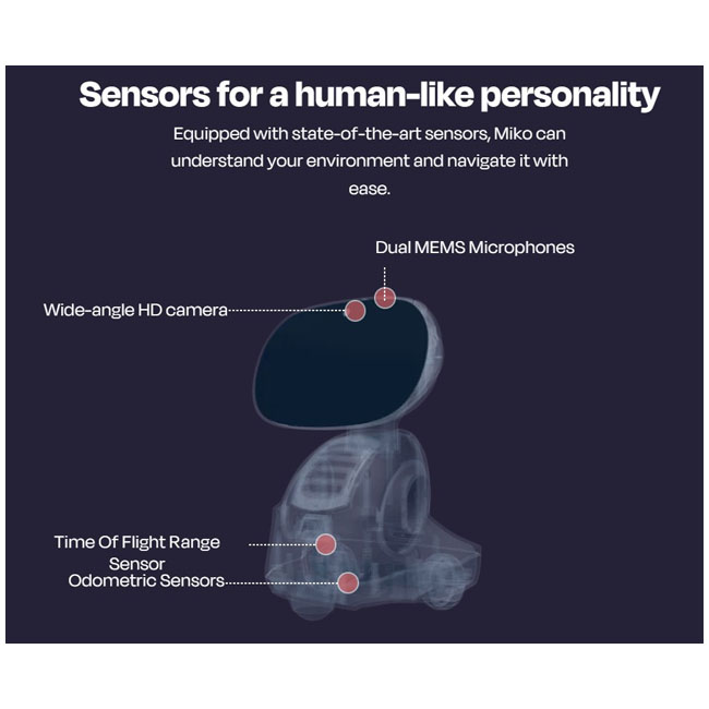 MIKO 3 AI POWERED STEM LEARNING AND EDUCATIONAL ROBOT