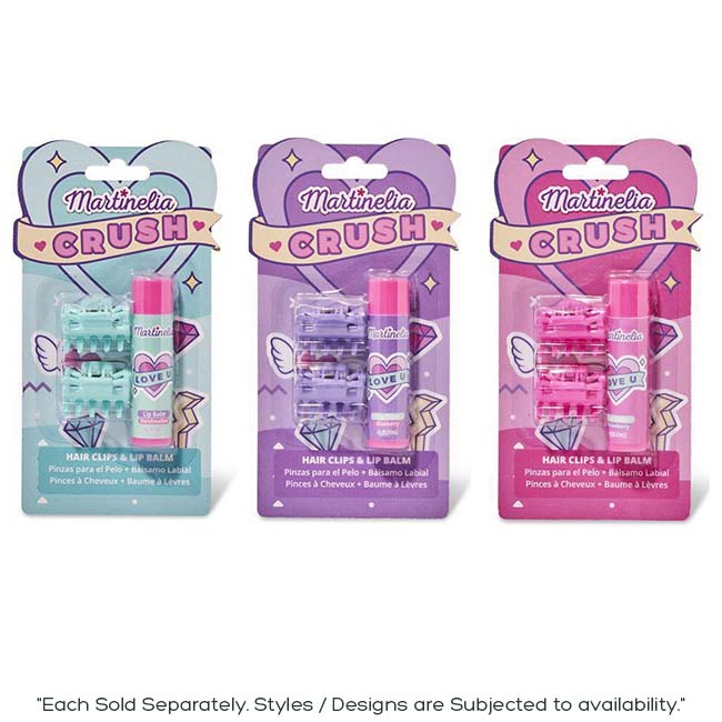 MARTINELIA HAIR CLIPS AND BALM ASSORTED
