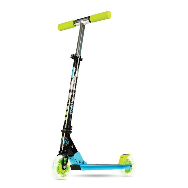 MADD GEAR RIZE 100 LIGHT UP SCOOTER - BLUE/GREEN