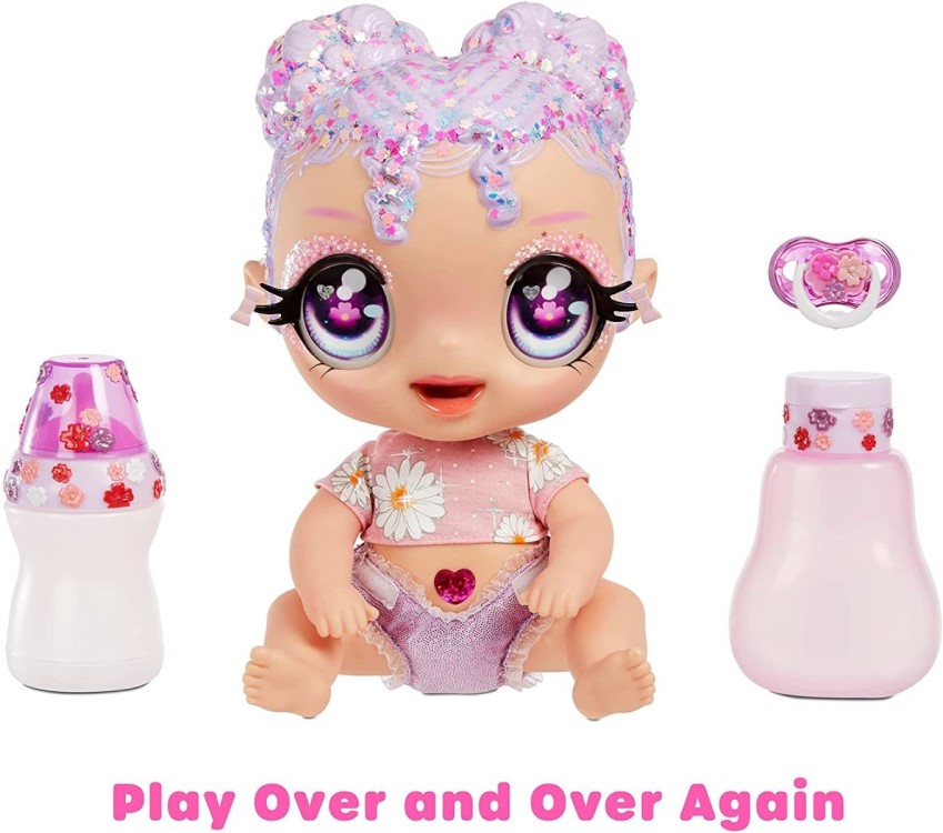 GLITTER BABYZ LILA WILDBOOM BABY DOLL