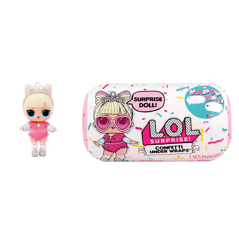LOL SURPRISE CONFETTI UNDER WRAPS FASHION DOLLS