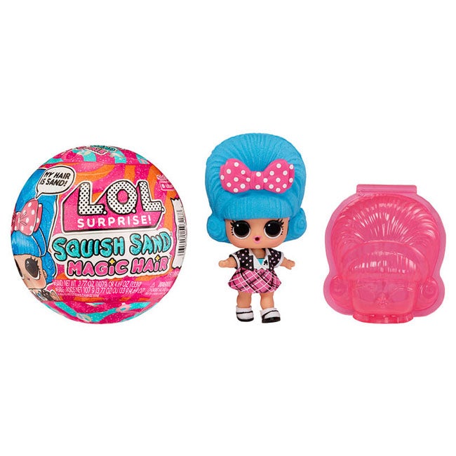 LOL SURPRISE SQUISH SAND MAGIC HAIR TOTS COLLECTIBLE DOLL