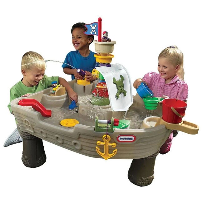 LITTLE TIKES ANCHORS AWAY PIRATE SHIP WATER PLAY TABLE