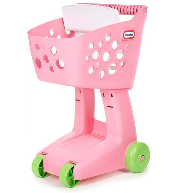 LITTLE TIKES PINK NESTING SHOPPING CART
