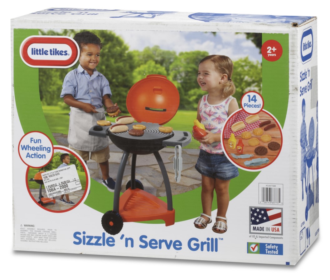 LITTLE TIKES-SIZZLE & SERVE GRILL