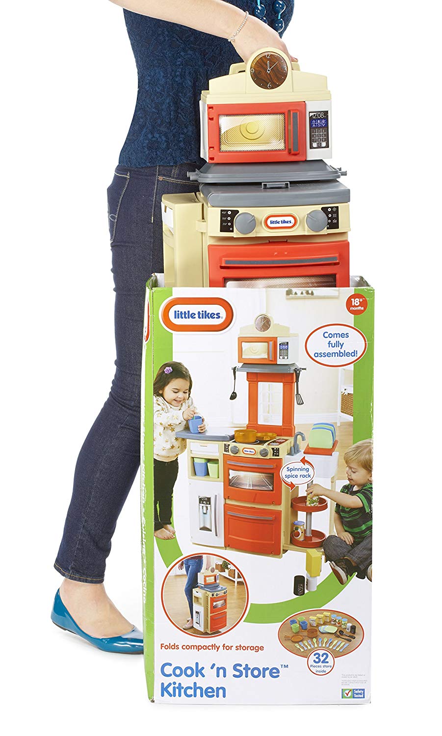 LITTLE TIKES COOK & STORE KITCHEN - RED