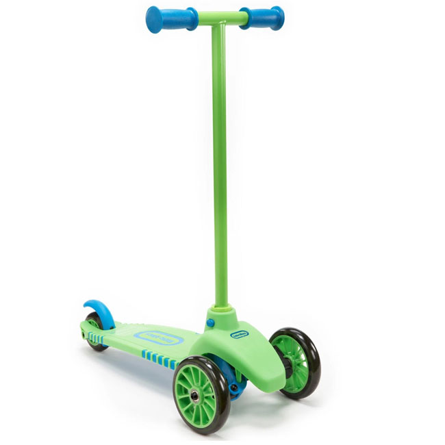 LITTLE TIKES LEAN TO TURN SCOOTER GREEN & BLUE