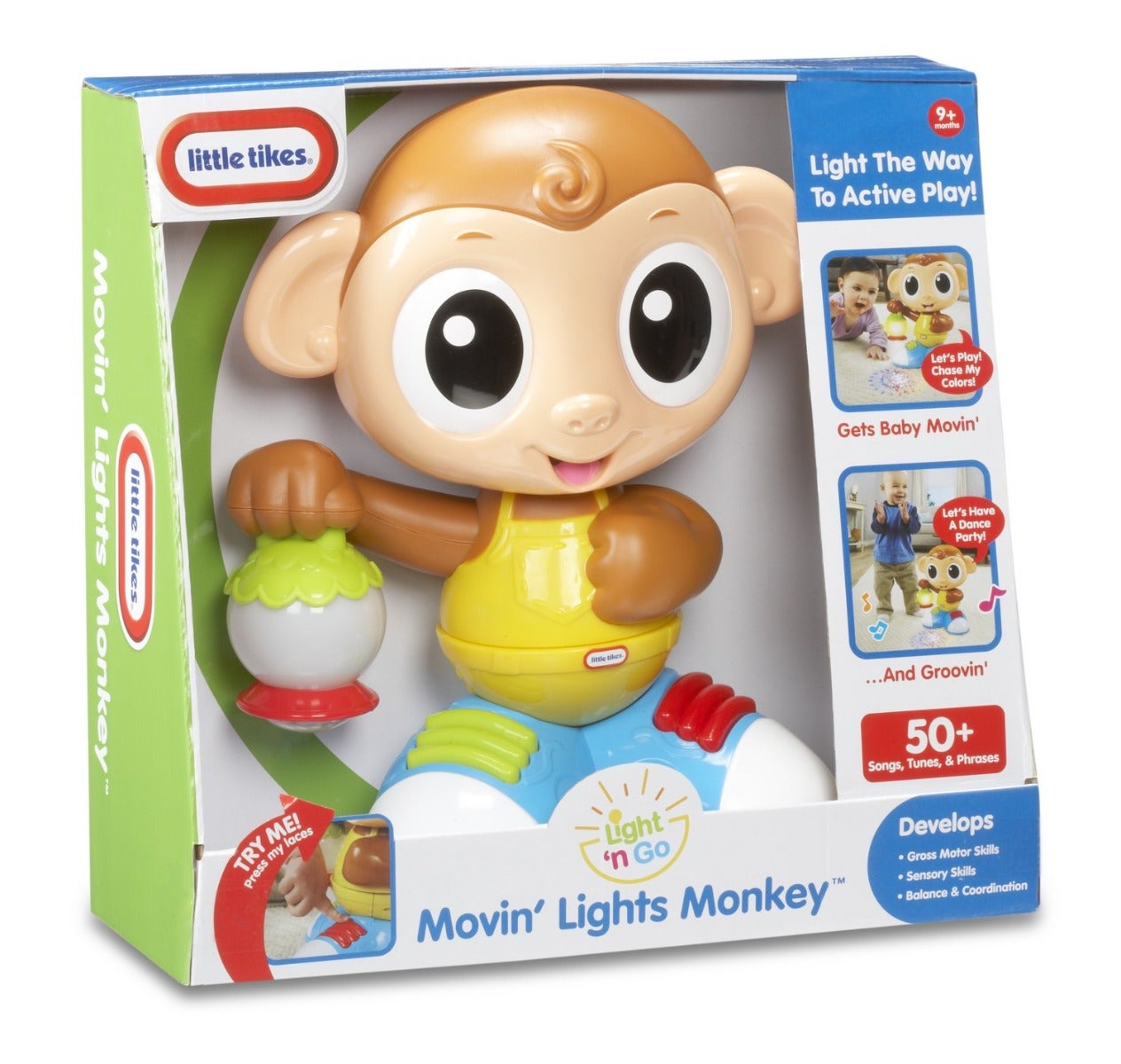 LITTLE TIKES LIGHT N GO MOVIN LIGHTS MONKEY