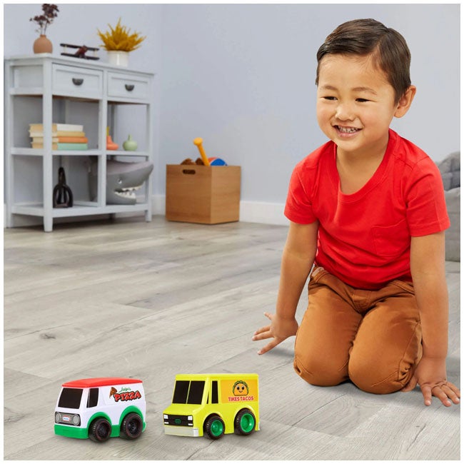 LITTLE TIKES CRAZY FAST PULL CAR 2- PACK SERIES 2 – DINE DAS