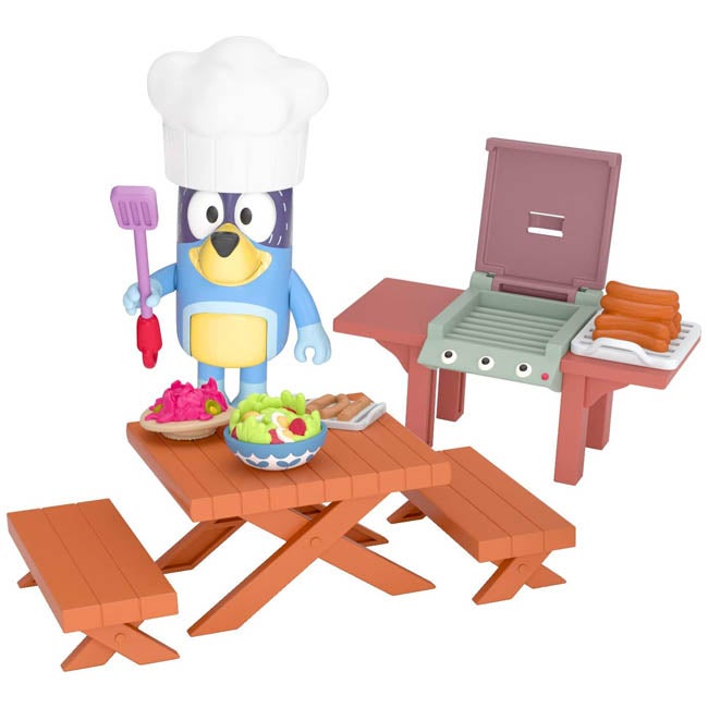 BLUEY DAD BACKYARD BBQ BANDIT 2.5 INCH FIGURE