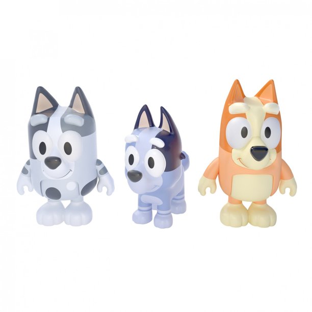 BLUEY COUSINS BINGO MUFFIN AND SOCKS 2.5 INCH FIGURES