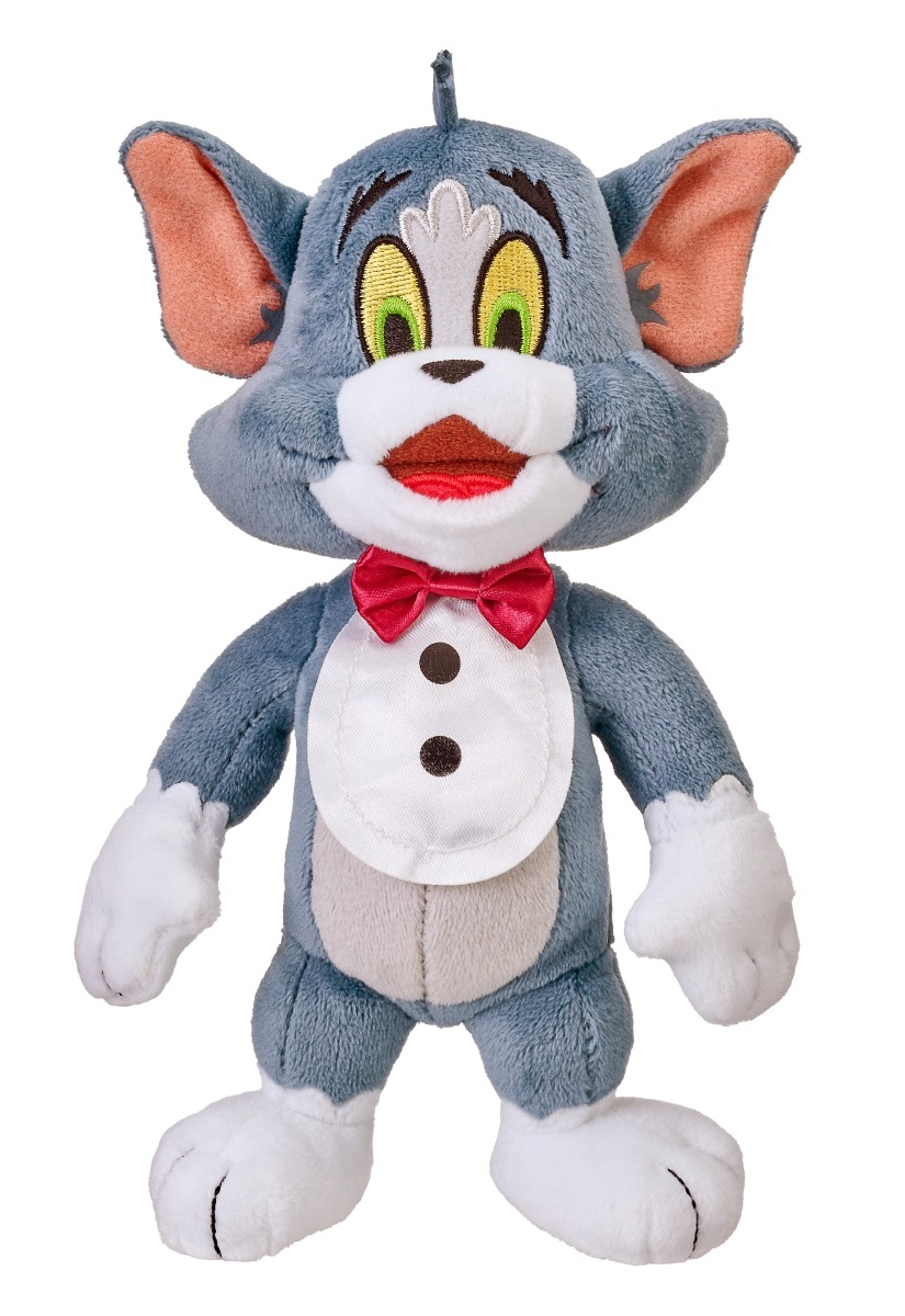 TOM & JERRY S1 8 INCHES BASIC PLUSH -BLUE WITH BOW TIE
