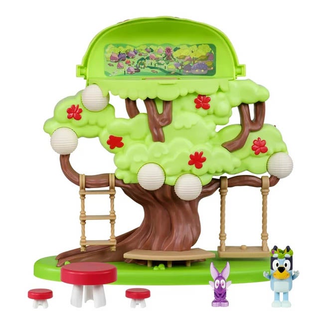 BLUEY TREE PLAYSET WITH FAIRY FIGURES AND ACCESSORIES